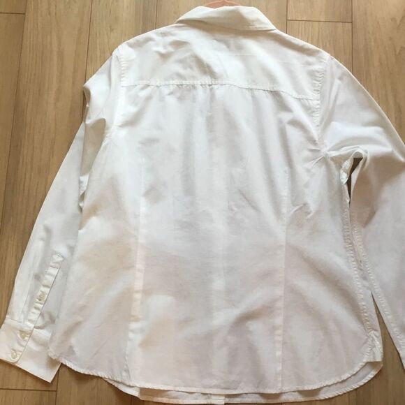 NWT Crown & Ivy L/S Women’s Cotton Blouse Sz L - Picture 7 of 7